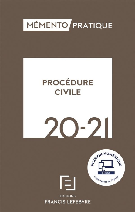 Emprunter Procédure civile. Edition 2020-2021 livre