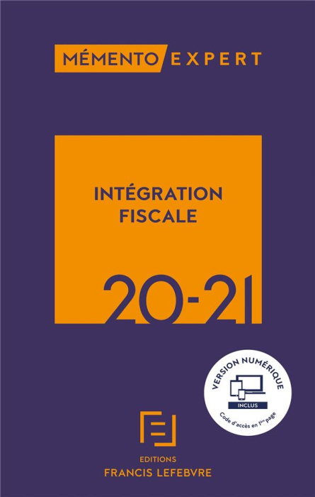 Emprunter Intégration fiscale. Edition 2020-2021 livre