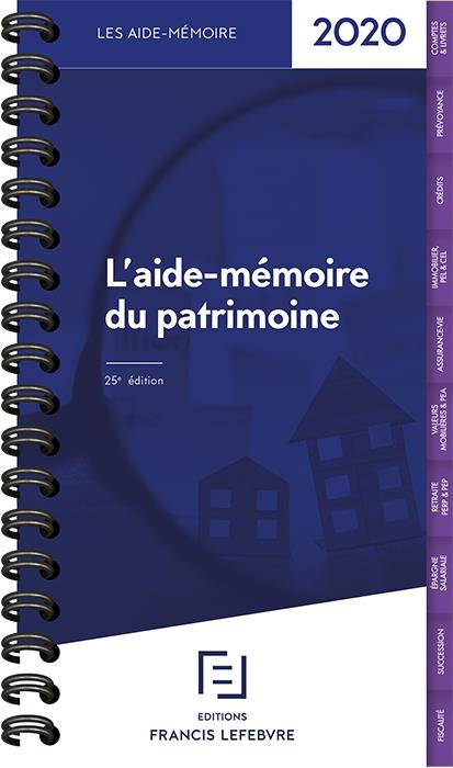 Emprunter L'aide-mémoire du patrimoine. Edition 2020 livre