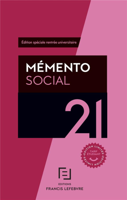 Emprunter Mémento social. Edition limitée livre