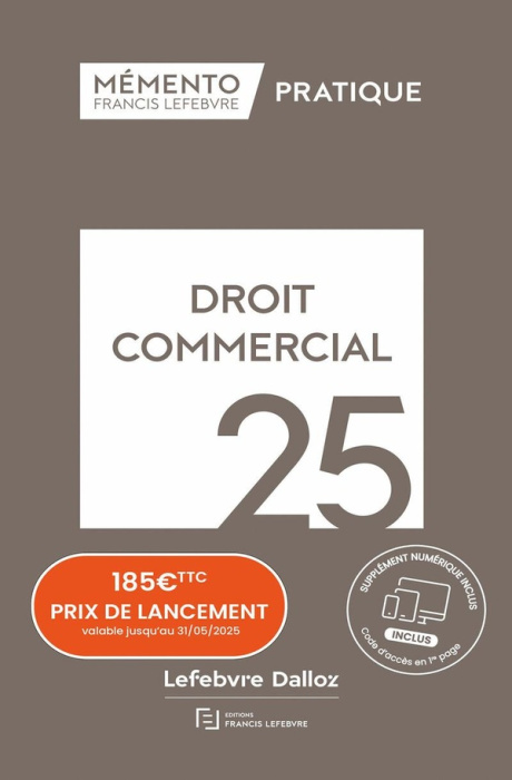 Emprunter Droit commercial. Edition 2025 livre