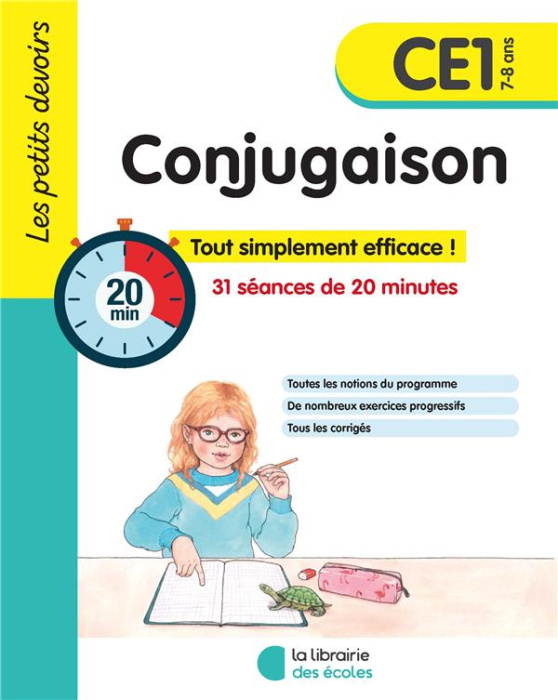 Emprunter Conjugaison CE1. Tout simplement efficace ! 31 séances de 20 minutes livre