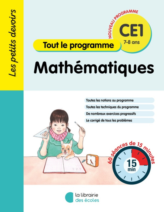 Emprunter Mathématiques CE1 Tout le programme. 60 séances de 20 minutes, Edition 2024 livre