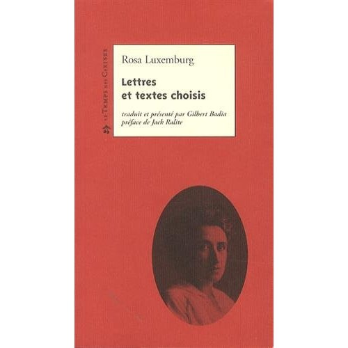 Emprunter LETTRES ET TEXTES CHOISIS livre