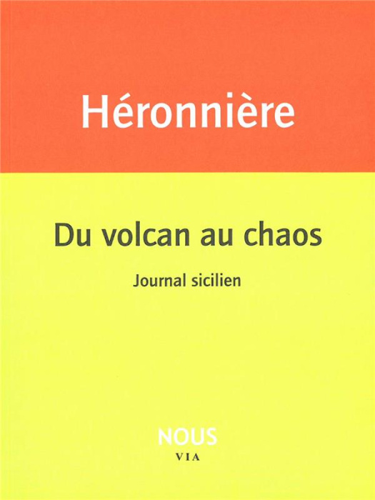 Emprunter Du volcan au chaos. Journal sicilien livre