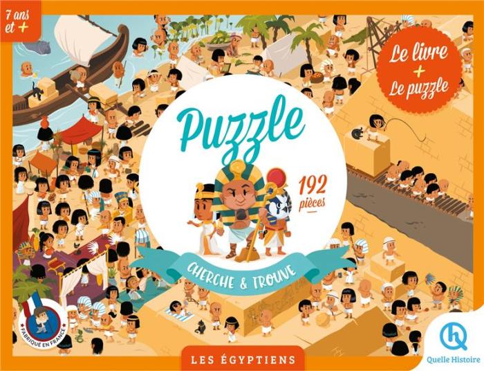 Emprunter Les égyptiens. Le livre Le puzzle Cherche & trouve de 192 pièces livre