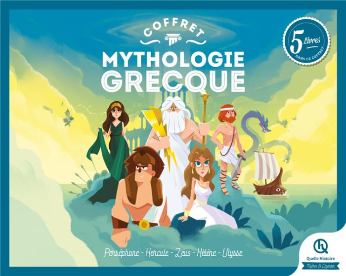 Emprunter Mythologie grecque. Coffret en 5 volumes : Perséphone ; Hercule ; Zeus ; Hélène ; Ulysse livre