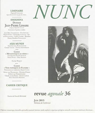 Emprunter Nunc N° 36, Juin 2015 : Jean-Pierre Lemaire livre