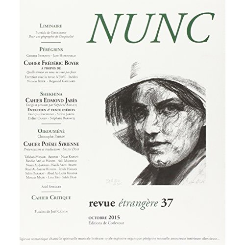 Emprunter Nunc N° 37, Octobre 2015 : Shekhina. Cahier Edmond Jabès livre