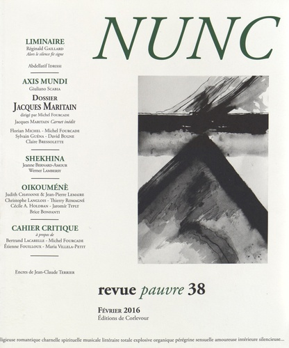 Emprunter Nunc N° 38, février 2016 : Dossier Jacques Maritain livre