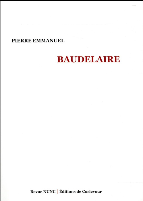 Emprunter Baudelaire (1967-1982) livre