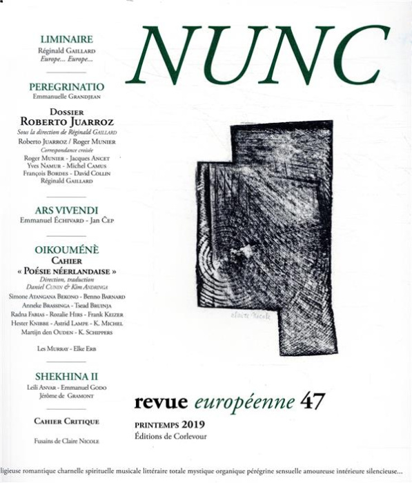 Emprunter Nunc N° 47 : Roberto Juarroz livre