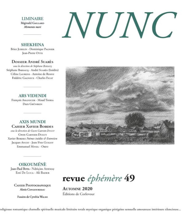 Emprunter Nunc N° 49 : Dossier André Suarès. Cahier Xavier Bordes livre