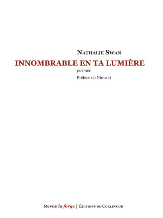 Emprunter Innombrable en ta lumière livre