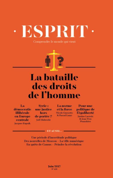 Emprunter Esprit N° 435, Juin 2017 : La bataille des droits de l'homme livre