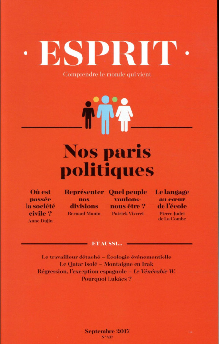 Emprunter Esprit N° 437, septembre 2017 : Rentrée politique livre