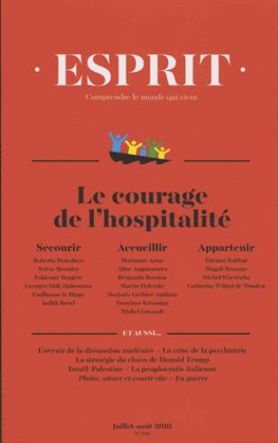 Emprunter Esprit N° 446, juillet-août 2018 : Le courage de l'hospitalité livre