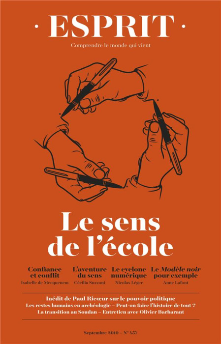 Emprunter Esprit N° 457, septembre 2019 : Le sens de l'école livre