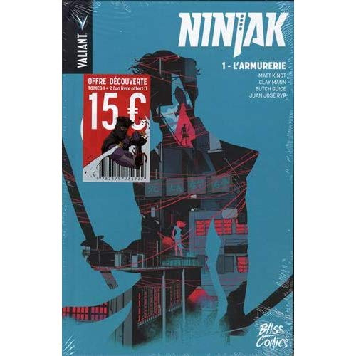 Emprunter Ninjak : Pack en 2 volumes. Tome 1, L'armurerie ; Tome 2, La guerre des ombres livre