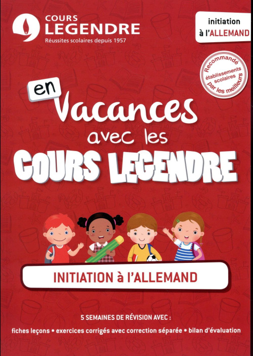Emprunter Initiation à l'allemand. En vacances avec les Cours Legendre livre