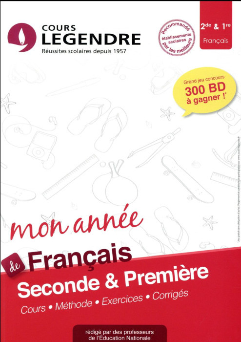 Emprunter Français 2de et 1re. Cours, méthode, exercices, corrigés livre