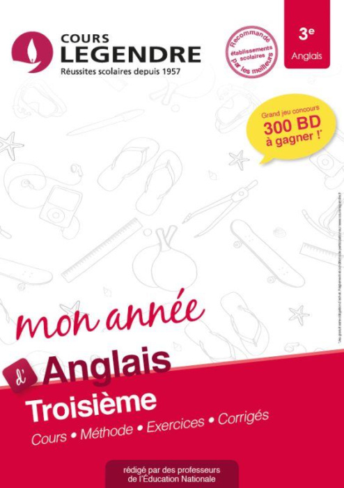 Emprunter Anglais 3e. Cours, méthode, exercices, corrigés livre