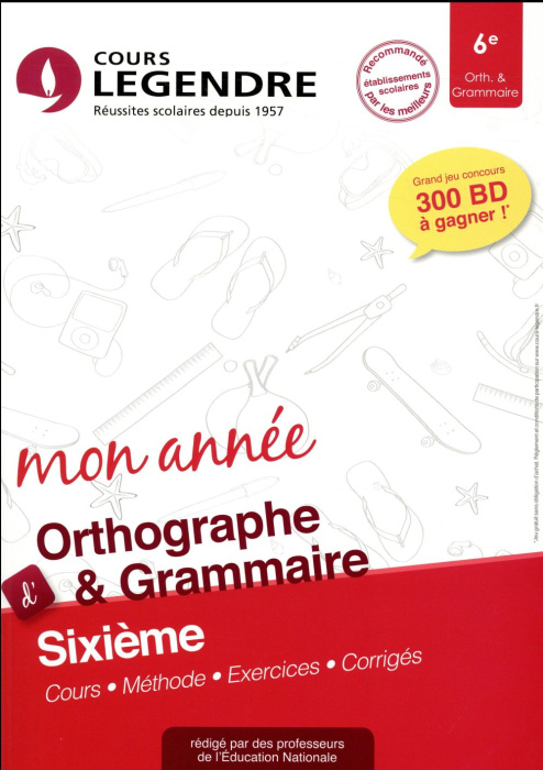 Emprunter Orthographe grammaire 6e livre
