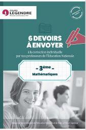 Emprunter 3ème Mathématiques 6 devoirs à envoyer. Devoirs à adresser à la correction livre