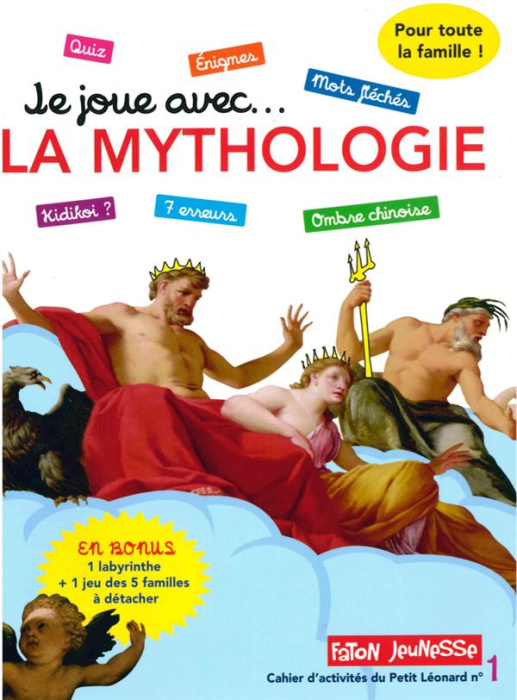 Emprunter Je joue avec... la mythologie. Un cahier d'activités pour toute la famille avec plus de 30 jeux livre