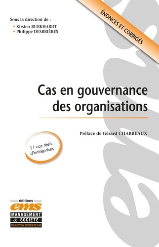 Emprunter Cas en gouvernance des organisations livre