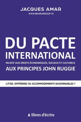 Emprunter Du pacte international relatif aux droits économiques, sociaux et culturels aux principes John Ruggi livre