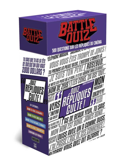 Emprunter QUIZ REPLIQUES CULTE - BATTLE QUIZ livre