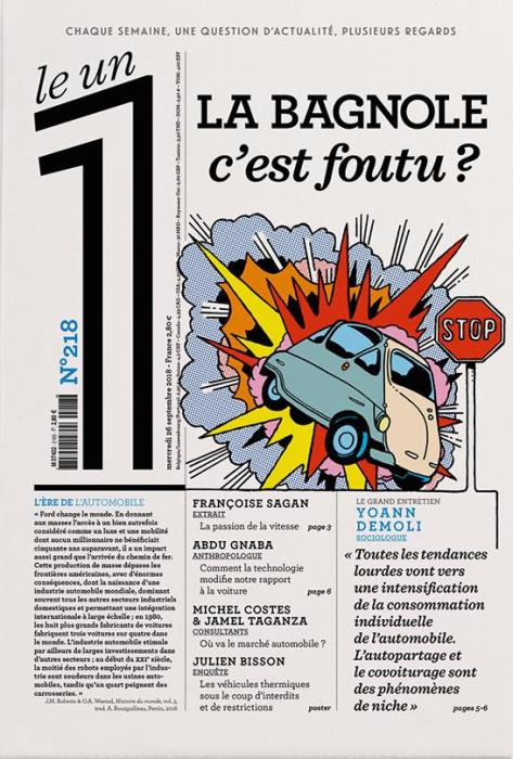 Emprunter Le 1 N° 218, mercredi 26 septembre 2018 : La bagnole, c'est foutu ? livre