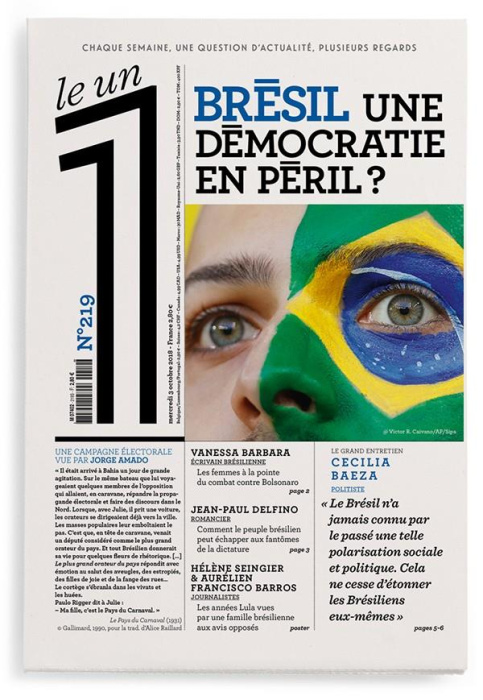 Emprunter Le 1 N° 219 : Brésil, une démocratie en péril ? livre