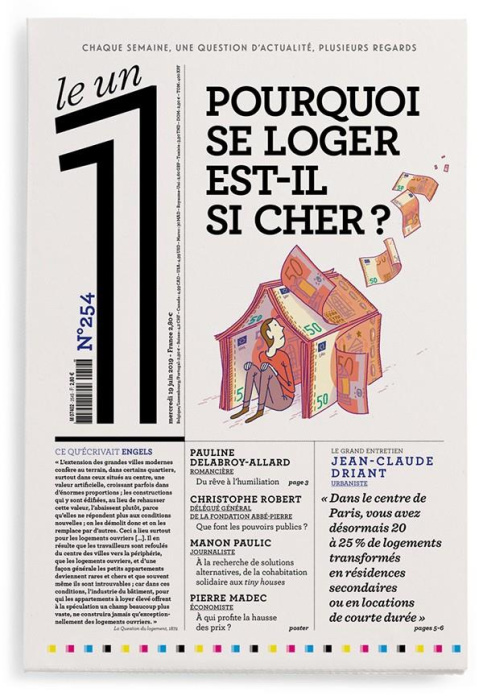 Emprunter Le 1 N° 254, mercredi 19 juin 2019 : Pourquoi se loger est-il si cher ? livre