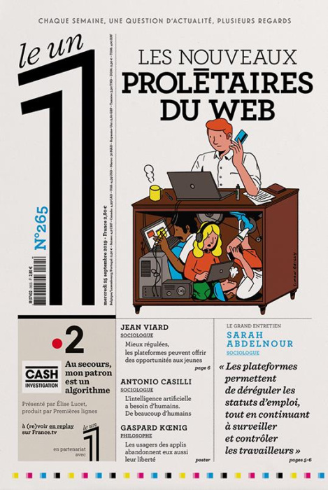 Emprunter Le 1 N° 265, mercredi 25 septembre 2019 : Les nouveaux prolétaires du web livre