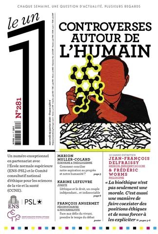 Emprunter Le 1 N° 281, mercredi 29 janvier 2020 : Controverses autour de l'humain livre