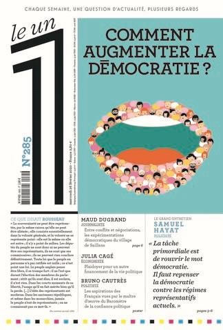 Emprunter Le 1 N° 285, mercredi 26 février : Comment augmenter la démocratie ? livre