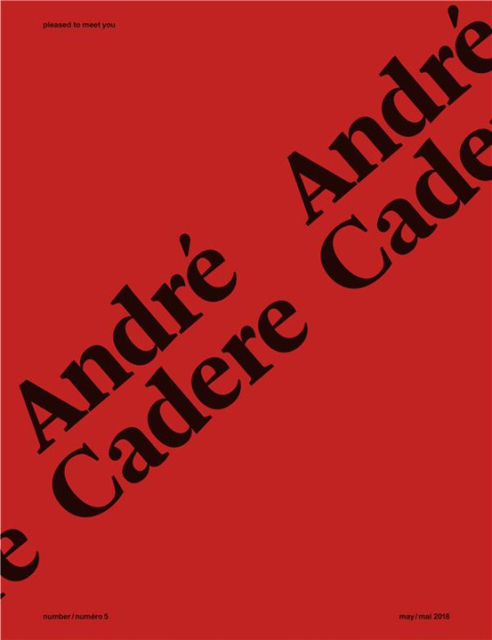 Emprunter Pleased to meet you N° 6, décembre 2018 : André Cadere livre