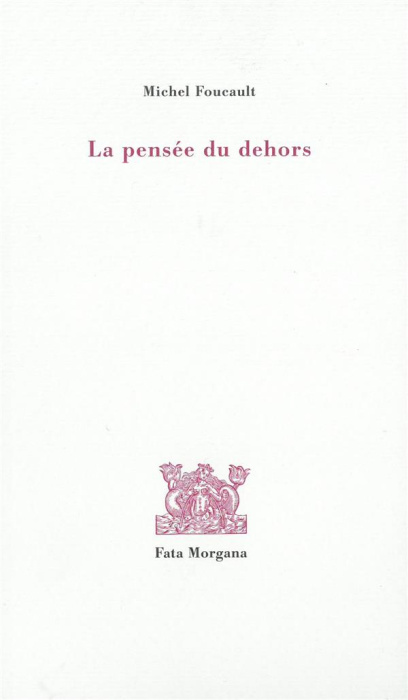 Emprunter La pensée du dehors livre