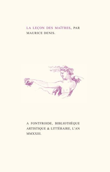 Emprunter La leçon des maîtres livre