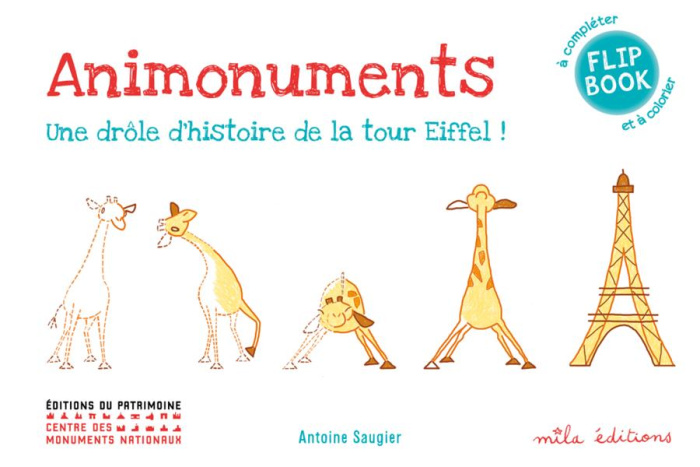 Emprunter Animonuments à compléter et à colorier. Une drôle d'histoire de la tour Eiffel livre