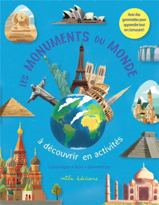 Emprunter Les monuments du monde à découvrir en activités. Coloriages, jeux, gommettes livre