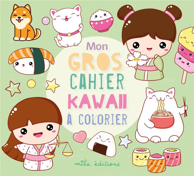 Emprunter Mon gros cahier kawaii à colorier livre