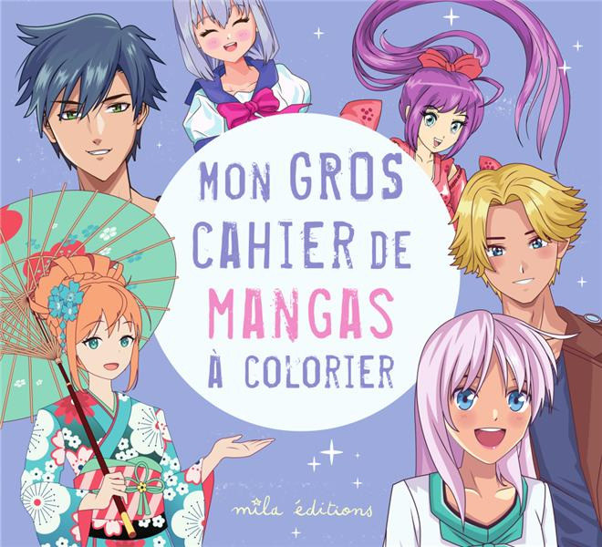Emprunter Mon gros cahier de mangas à colorier livre