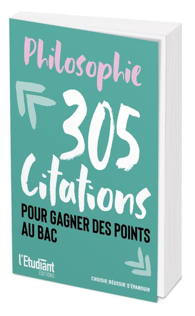 Emprunter 305 citations pour gagner des points au bac. Philosophie livre