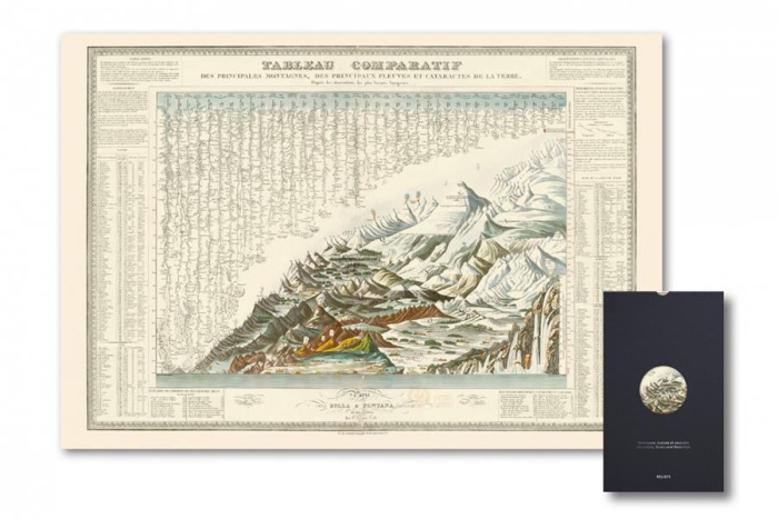 Emprunter Montagnes, fleuves et cascades. 67,6 x 98 cm, Edition bilingue français-anglais livre