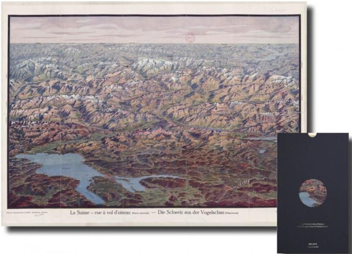 Emprunter La Suisse à vol d'oiseau. 98 x 67,6 cm, Edition bilingue français-anglais livre