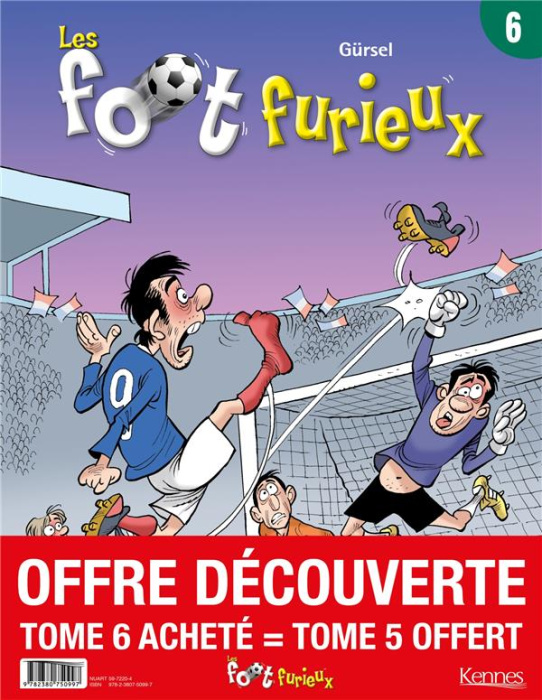 Emprunter Les foot furieux - Offre découverte : Tomes 5 et 6 livre