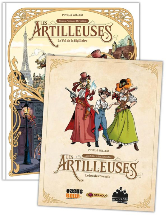 Emprunter Les Artilleuses Tome 1 : Le vol de la Sigillaire. Avec le jeu de rôle solo offert livre